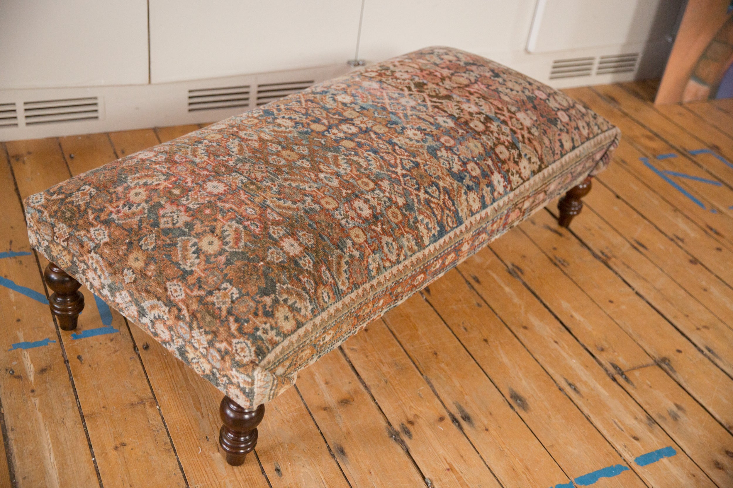 Vintage Persian Rug Ottoman Coffee Table by Old New House® - product image 12 for Resin Society