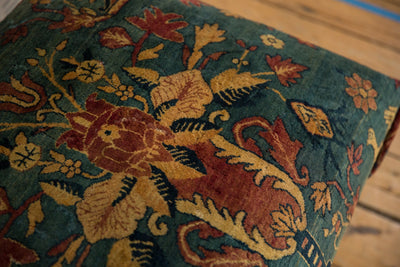 RESERVED Reclaimed Antique Persian Rug Ottoman Coffee Table