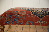 Reclaimed Antique Persian Rug Ottoman Coffee Table by Old New House® - product image 3 for Resin Society