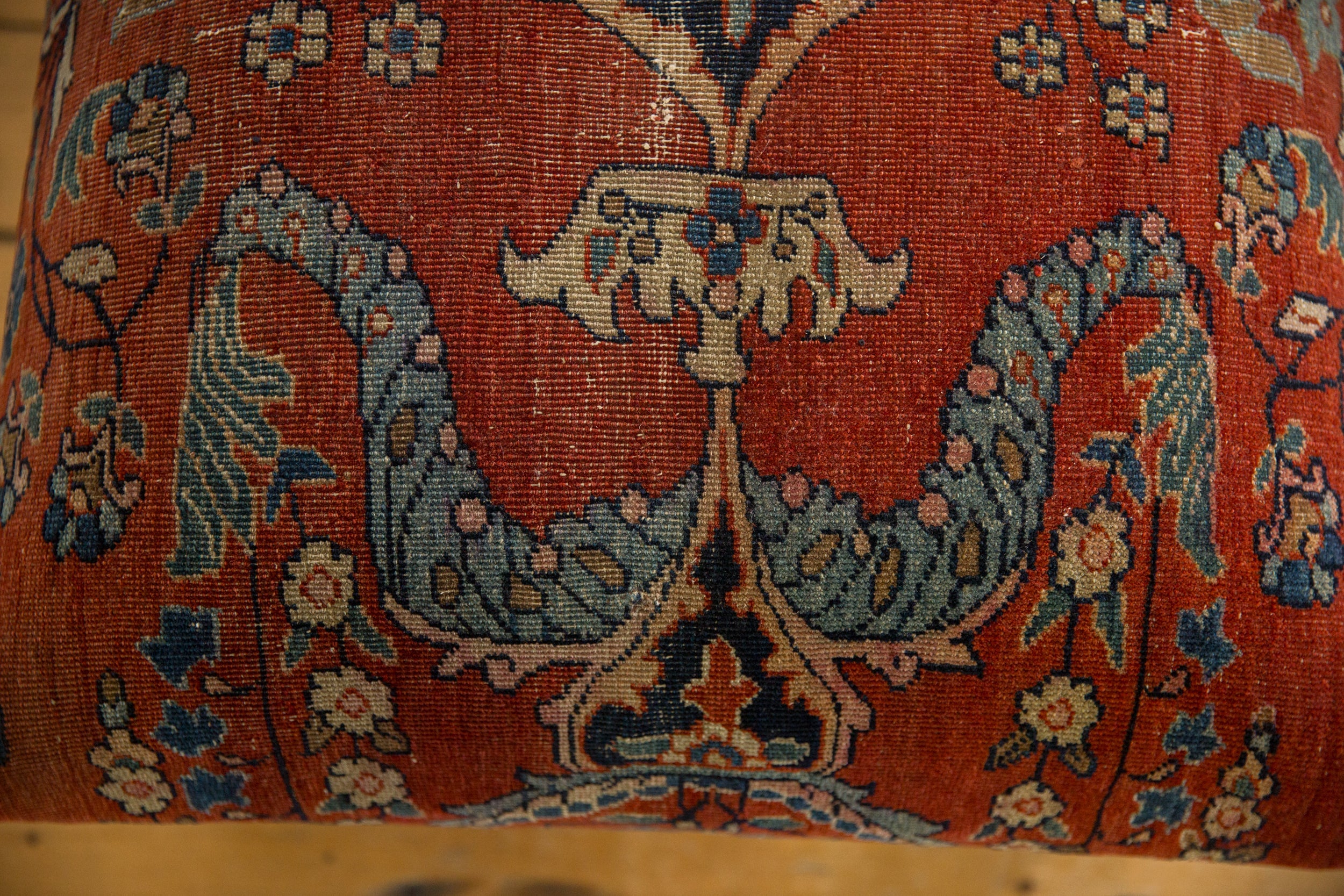 Reclaimed Antique Persian Rug Ottoman Coffee Table by Old New House® - product image 5 for Resin Society
