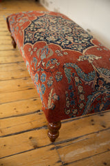 Reclaimed Antique Persian Rug Ottoman Coffee Table by Old New House® - product image 8 for Resin Society