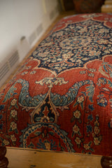 Reclaimed Antique Persian Rug Ottoman Coffee Table by Old New House® - product image 9 for Resin Society