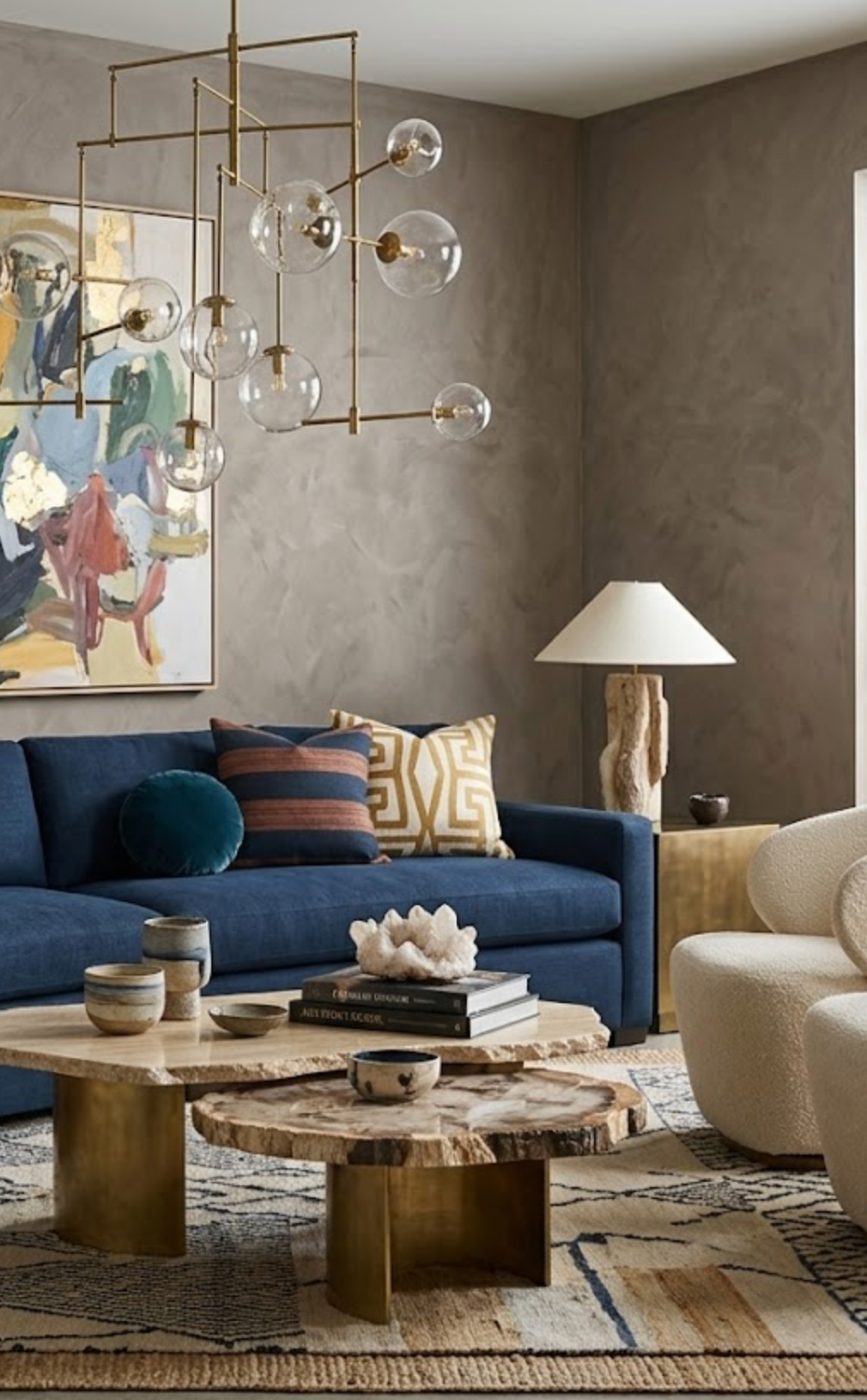 Askew Pillow Cover in Sienna, Kelly Wearstler Textiles