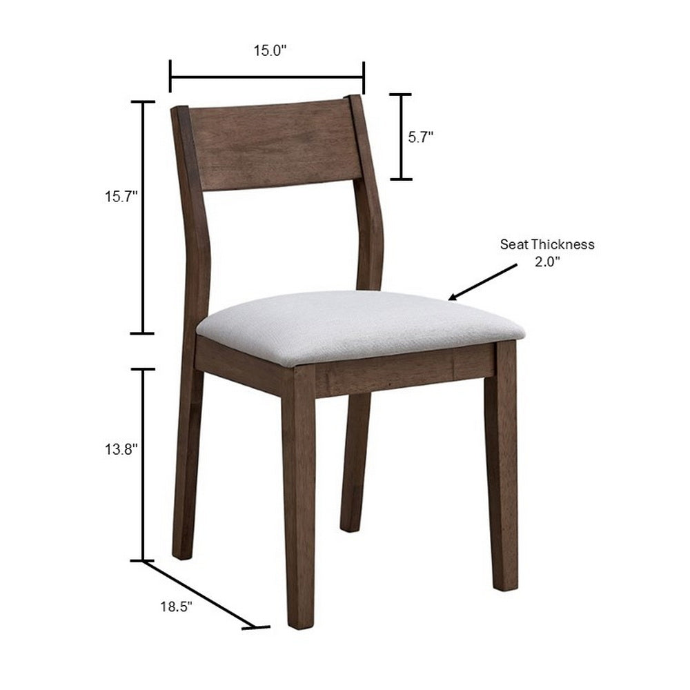 ACTU 59” Solid Wood Mid-Century Modern Dining Table Set for Small Spaces by ACTU FURNITURE - product image 13 for Resin Society
