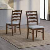 ACTU Farmhouse Dining Table Set with Upholstered Chairs for 4–6 by ACTU FURNITURE - product image 17 for Resin Society