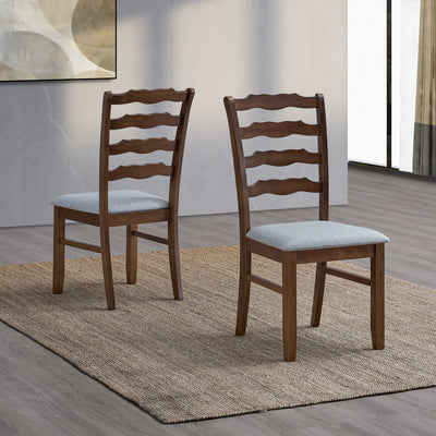 ACTU Farmhouse Dining Table Set with Upholstered Chairs for 4–6 by ACTU FURNITURE - product image 17 for Resin Society