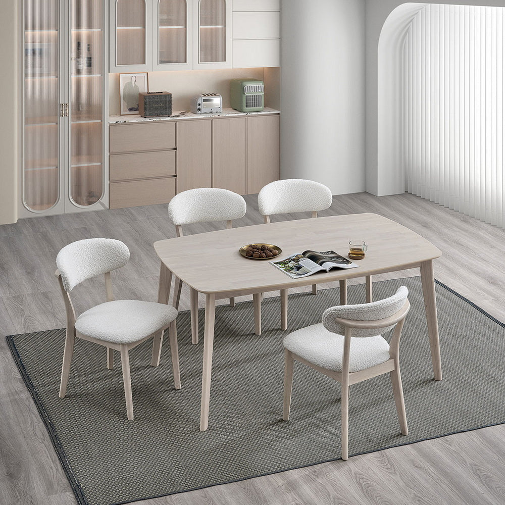 ACTU Scandinavian Dining Table Set by ACTU FURNITURE - product image 4 for Resin Society