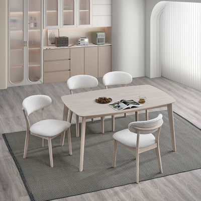 ACTU Scandinavian Dining Table Set by ACTU FURNITURE - product image 4 for Resin Society
