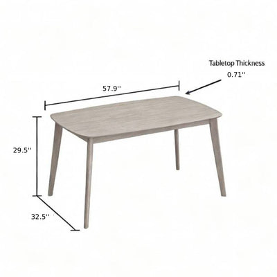 ACTU Scandinavian Dining Table Set