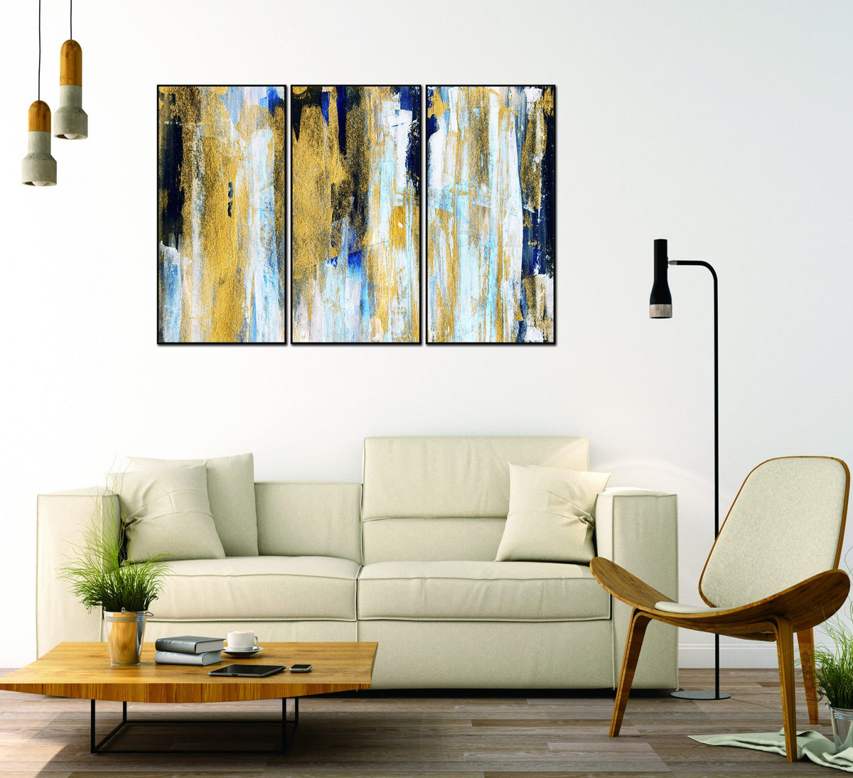 Oro 3-Piece Canvas detail image - Resin Society