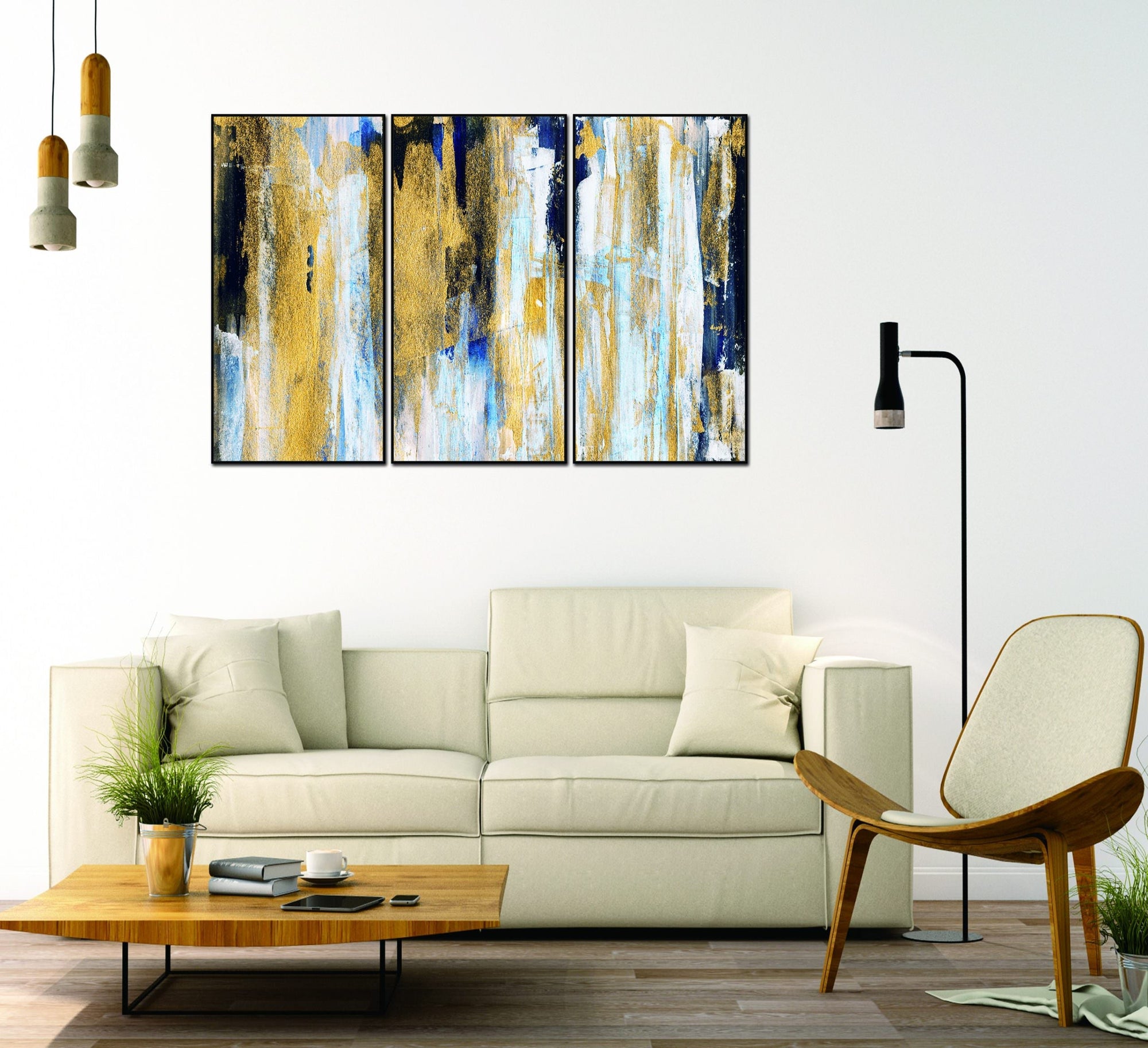 Oro 3-Piece Canvas detail image - Resin Society