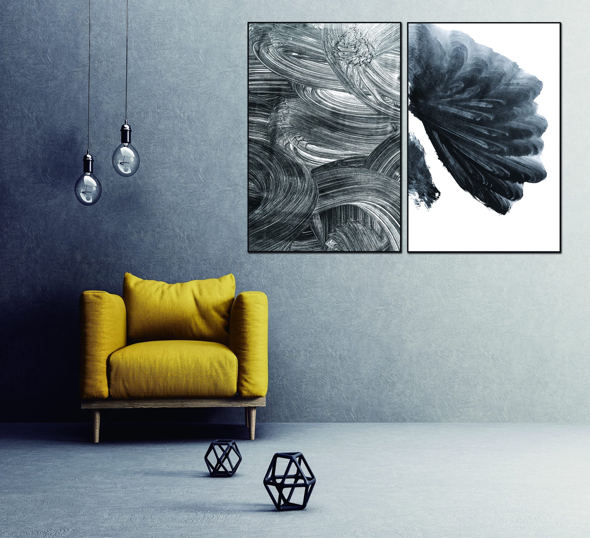 Paco 2-Piece Canvas by DEKOR - product image 2 for Resin Society