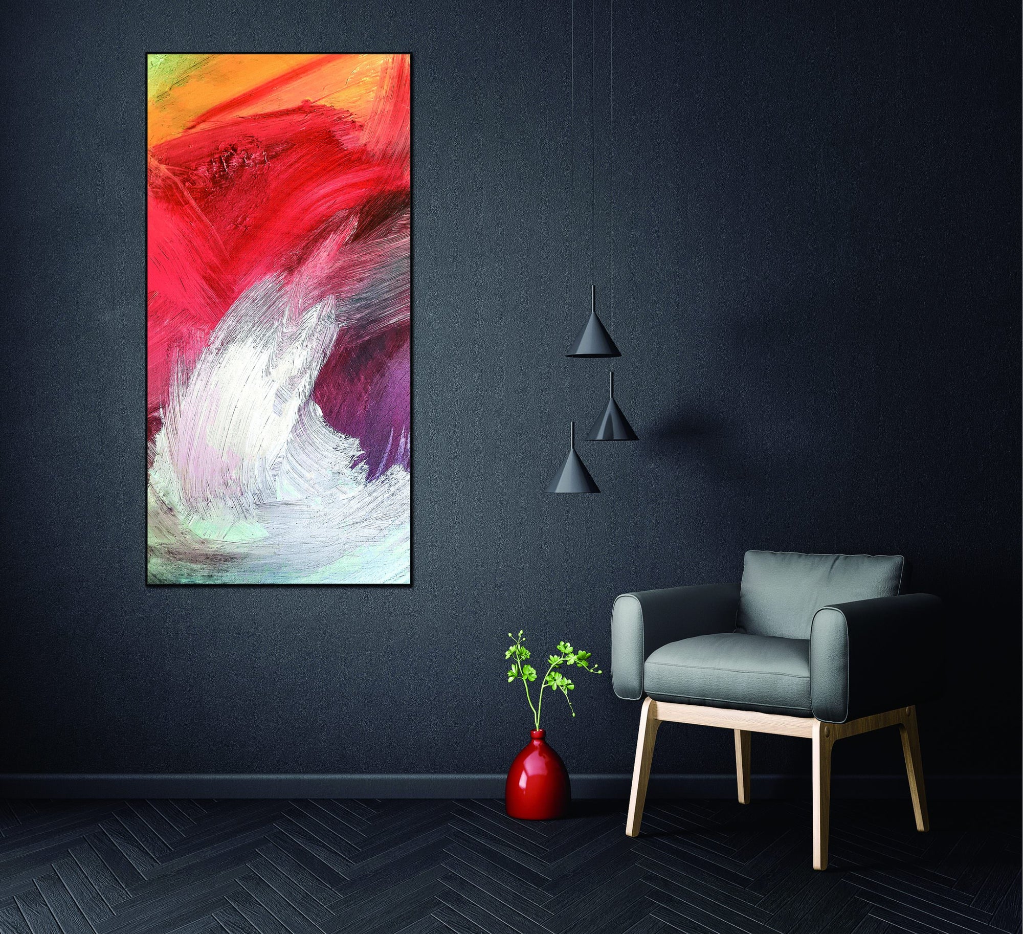 Flame Canvas detail image - Resin Society