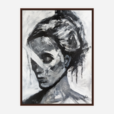 Abstract Girl Artist Enhanced Canvas Print by John Beard Collection - product image 4 for Resin Society