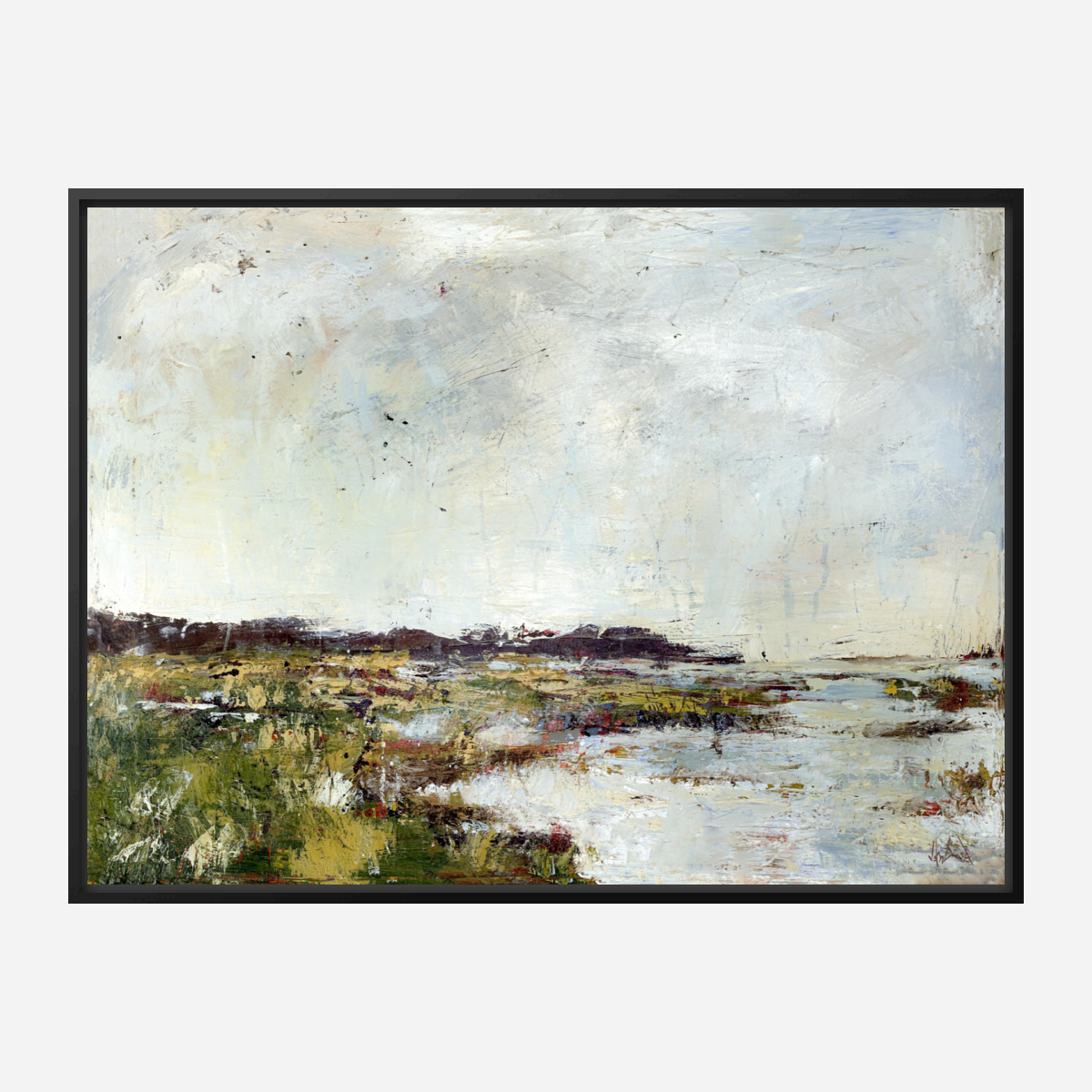 Abstract Marsh Artist Enhanced Canvas Print by John Beard Collection - product image 7 for Resin Society