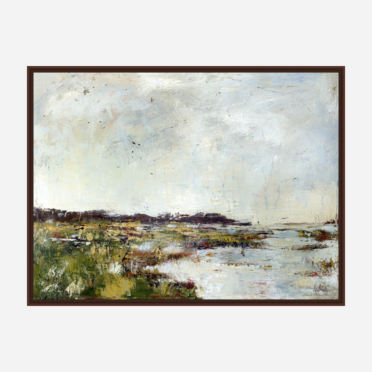 Abstract Marsh Artist Enhanced Canvas Print by John Beard Collection - product image 5 for Resin Society