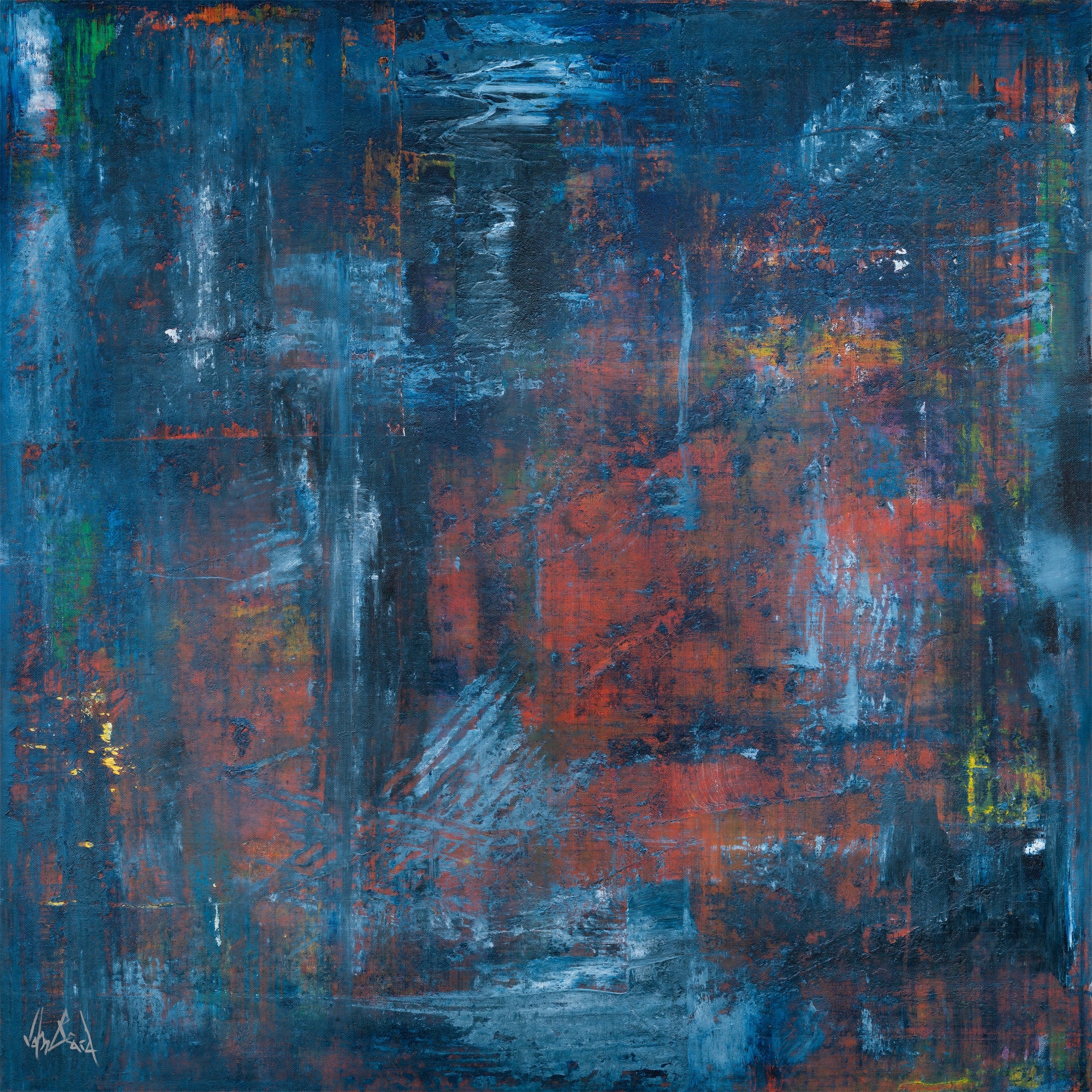 Abyss Artist Enhanced Canvas Print by John Beard Collection - main product image for Resin Society