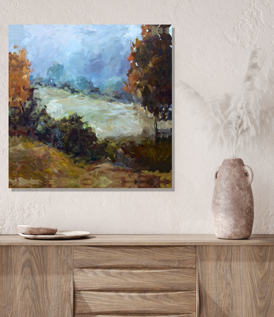 Across the Way Artist Enhanced Canvas Print by John Beard Collection - product image 2 for Resin Society