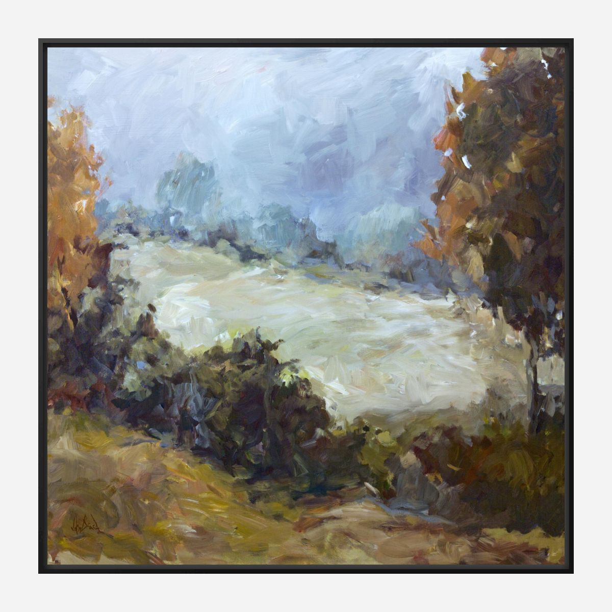Across the Way Artist Enhanced Canvas Print by John Beard Collection - product image 6 for Resin Society