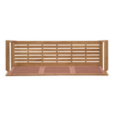 Agate Teak and Rope 3 Seater Sofa Chair - 1pc by LifestyleGarden US - product image 5 for Resin Society