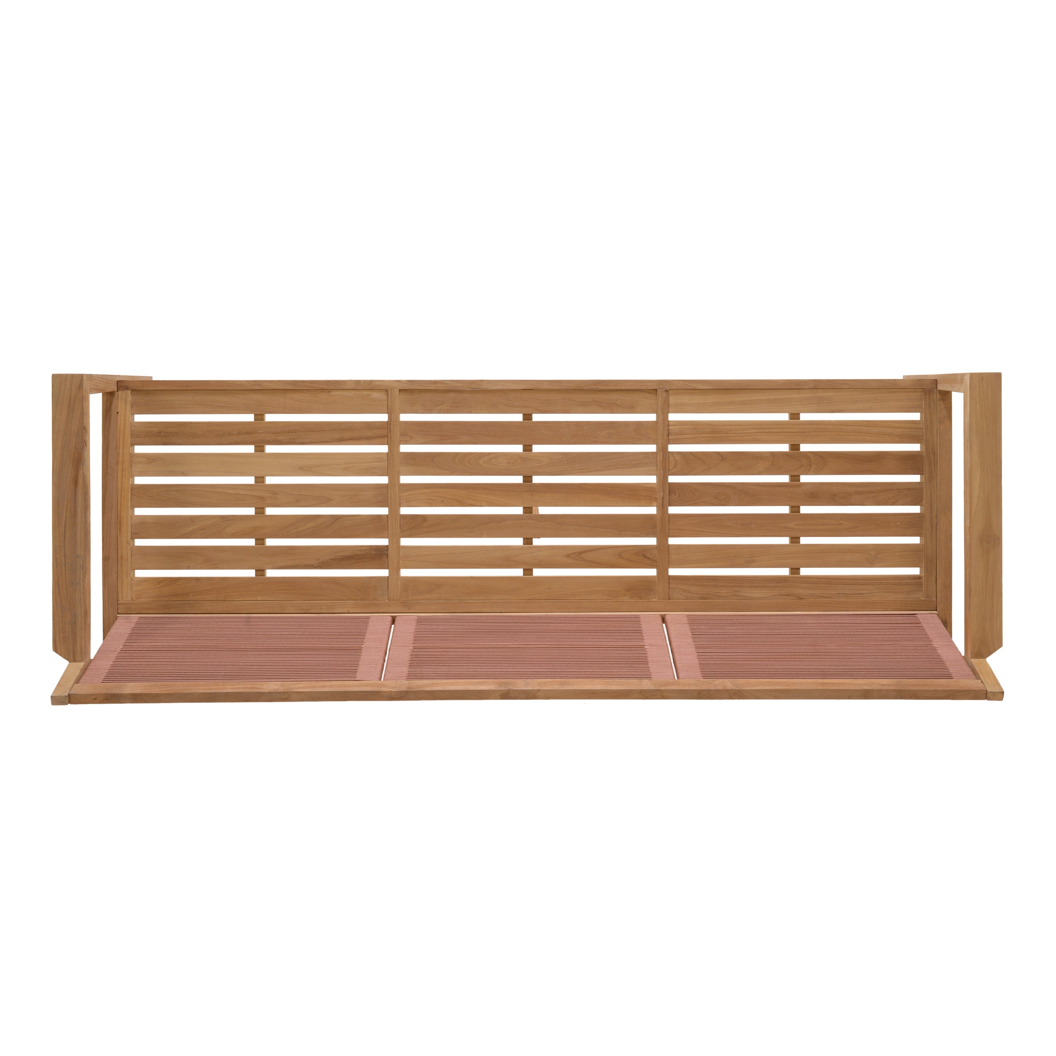 Agate Teak and Rope 3 Seater Sofa Chair - 1pc by LifestyleGarden US - product image 5 for Resin Society