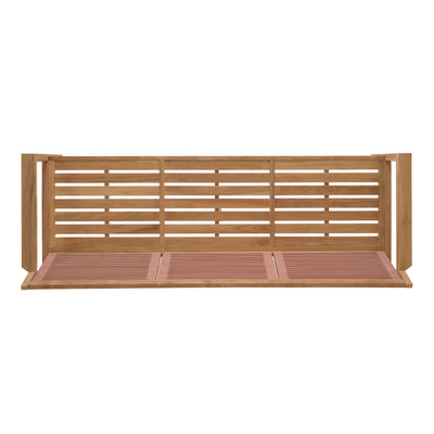 Agate Teak and Rope 3 Seater Sofa Chair - 1pc by LifestyleGarden US - product image 5 for Resin Society