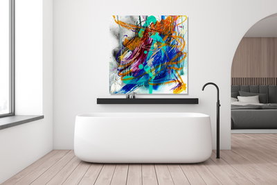 Agate Artist Enhanced Canvas Print by John Beard Collection - product image 2 for Resin Society
