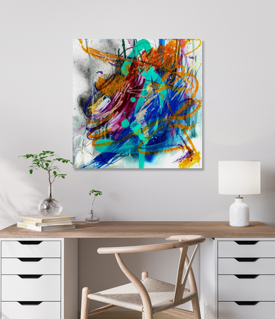 Agate Artist Enhanced Canvas Print by John Beard Collection - product image 3 for Resin Society