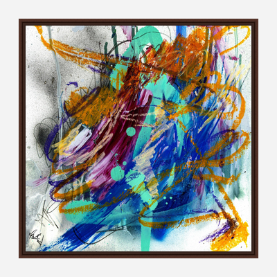 Agate Artist Enhanced Canvas Print by John Beard Collection - product image 5 for Resin Society