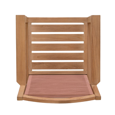 Agate Teak and Rope Armchair Terracotta by LifestyleGarden US - product image 4 for Resin Society