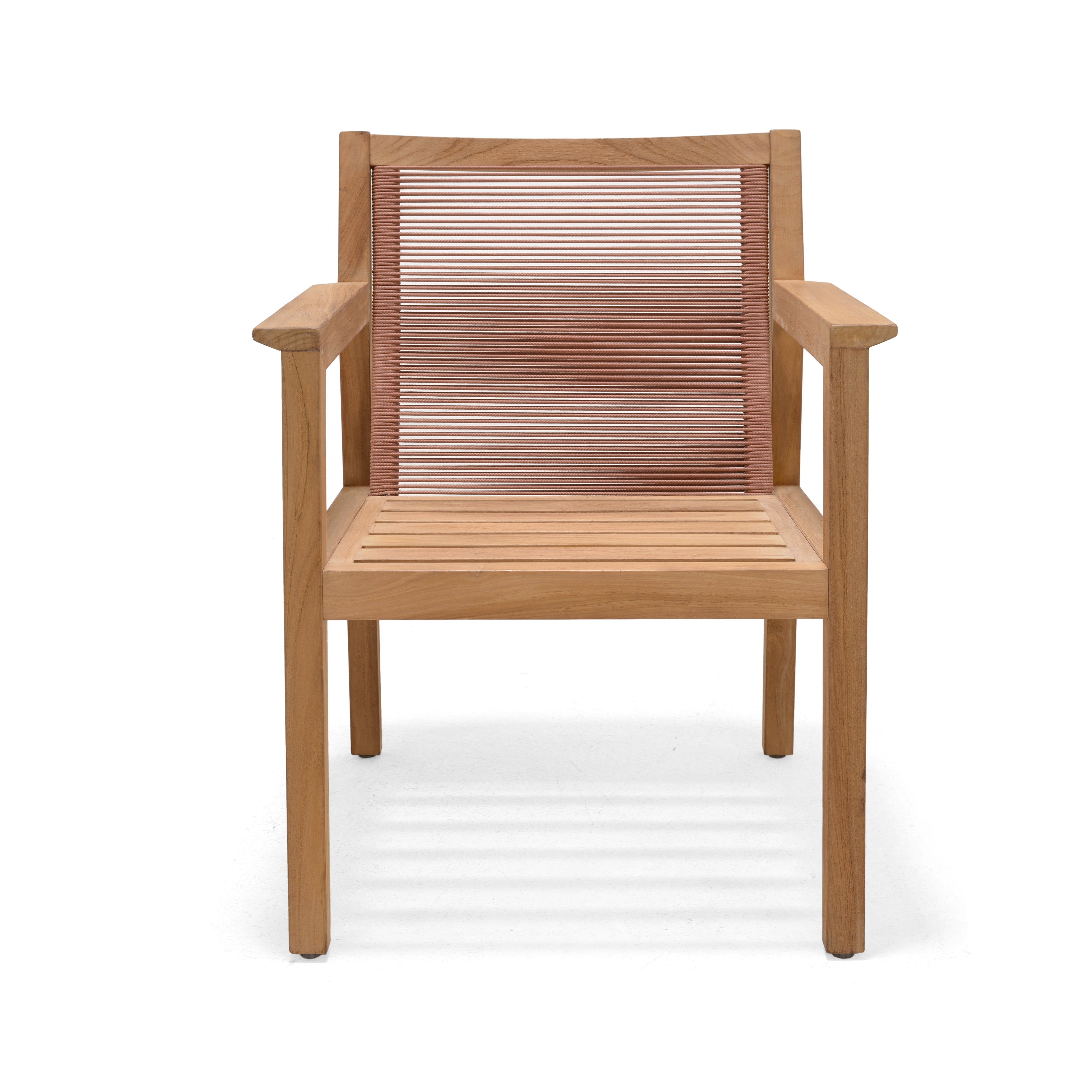Agate Teak and Rope Armchair Terracotta by LifestyleGarden US - product image 5 for Resin Society