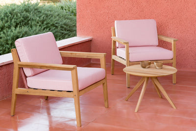 Agate Teak and Rope Sofa Chair - 1pc by LifestyleGarden US - product image 2 for Resin Society
