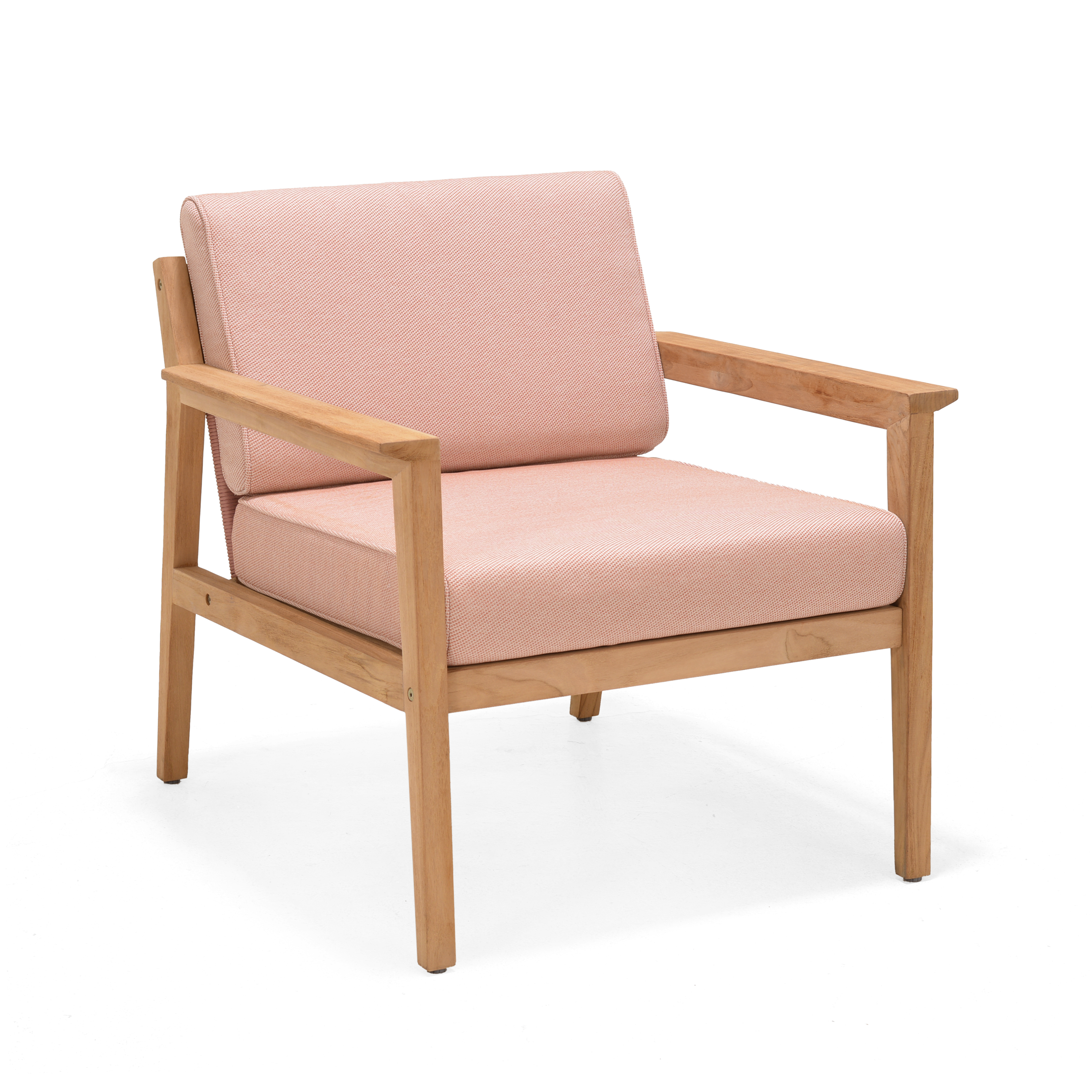 Agate Teak and Rope Sofa Chair - 1pc by LifestyleGarden US - main product image for Resin Society