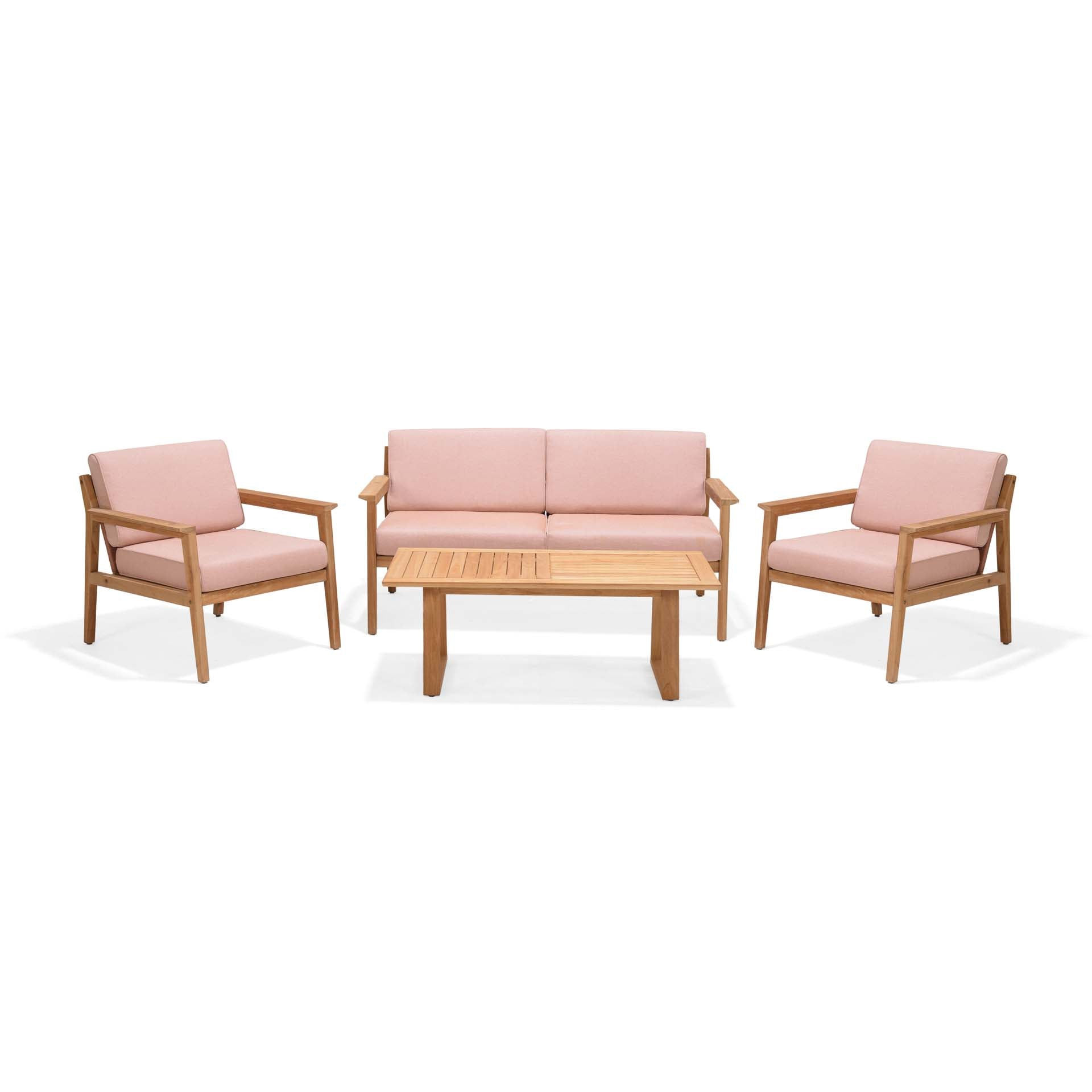 Agate Teak and Rope 2 Seater Sofa Chair - 1pc by LifestyleGarden US - product image 6 for Resin Society