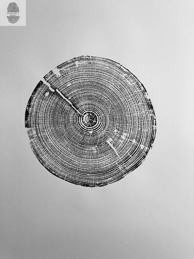 Alabama Tree Ring Print, Alabama Art Print