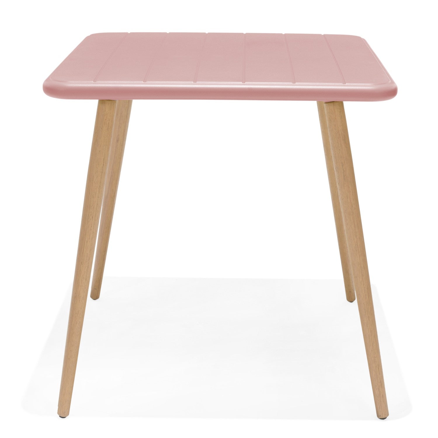 Nassau Square Table – Peony Pink Social Plastic® by LifestyleGarden US - product image 6 for Resin Society