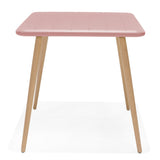 Nassau Square Table – Peony Pink Social Plastic® by LifestyleGarden US - product image 6 for Resin Society