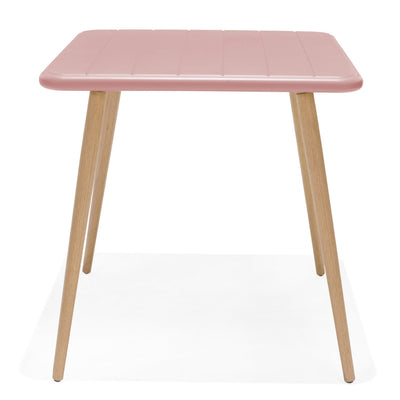 Nassau Square Table – Peony Pink Social Plastic® by LifestyleGarden US - product image 6 for Resin Society