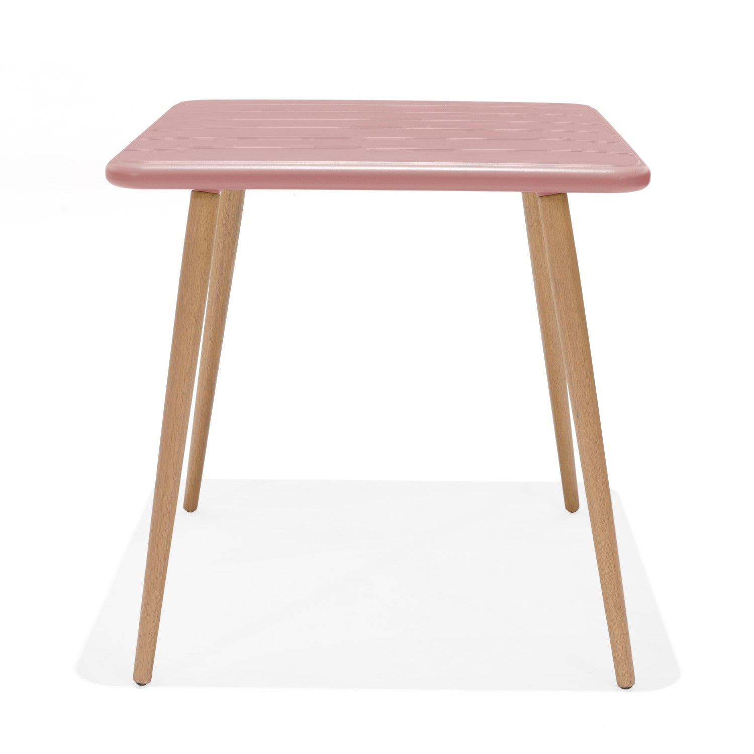 Nassau Square Table – Peony Pink Social Plastic® by LifestyleGarden US - product image 7 for Resin Society
