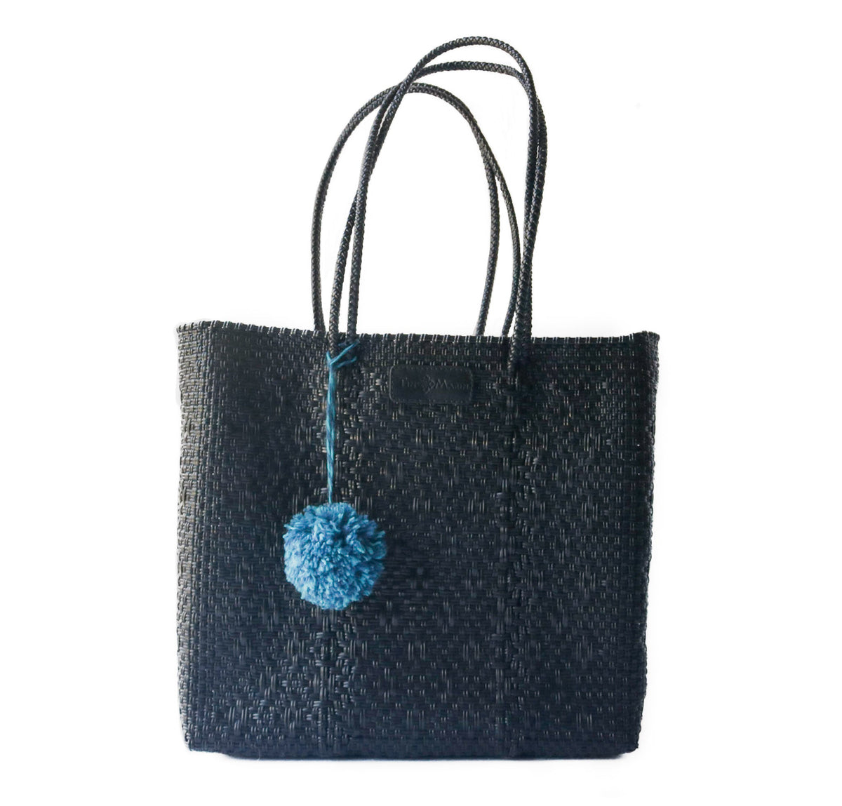 All Black Woven Tote by Tin Marin Brand - main product image for Resin Society