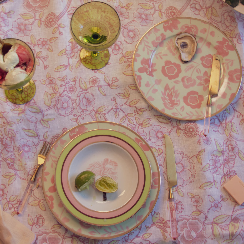 100% Premium Linen - Alma Hortus Tablecloth by Ro'Table - product image 4 for Resin Society