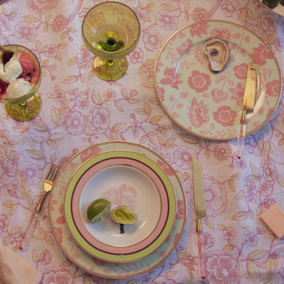 100% Premium Linen - Alma Hortus Tablecloth by Ro'Table - product image 4 for Resin Society