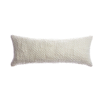 Alma Cable Knit Throw Pillow by Homelosophy