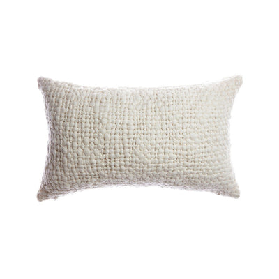 Alma Cable Knit Throw Pillow by Homelosophy