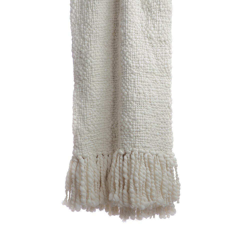 Alma Merino Wool Throw Blanket by Homelosophy