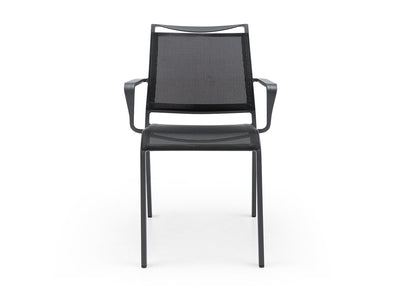 Aloha Outdoor Dining Armchair Set of 4 detail image - Resin Society