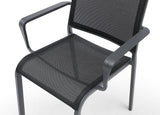 Aloha Outdoor Dining Armchair Set of 4 by DEKOR - product image 4 for Resin Society