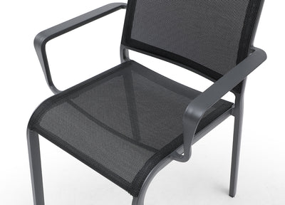 Aloha Outdoor Dining Armchair Set of 4 detail image - Resin Society
