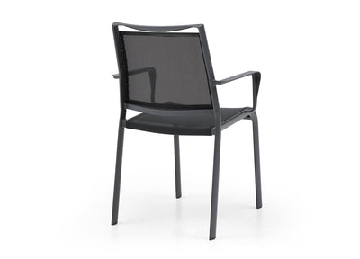 Aloha Outdoor Dining Armchair Set of 4 detail image - Resin Society