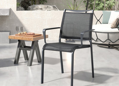 Aloha Outdoor Dining Armchair Set of 4 detail image - Resin Society